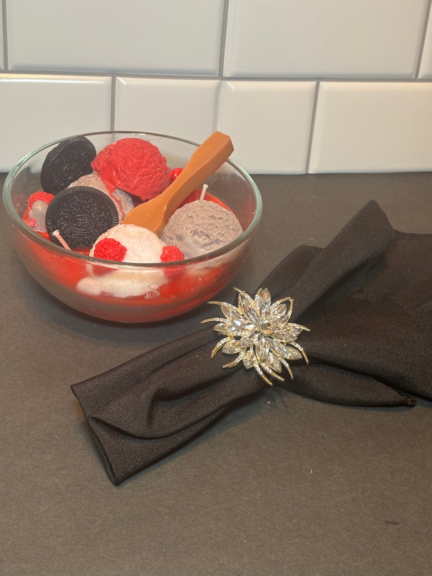 Ice cream bowl Candle