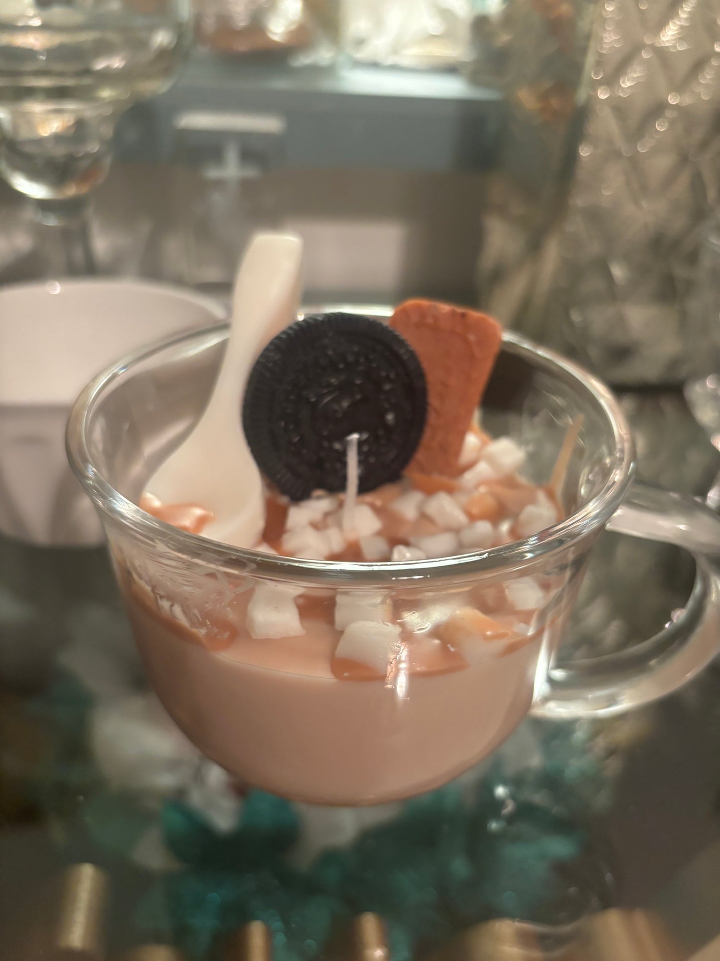 Cookies & Cocoa W/Marshmallow Custom Candle