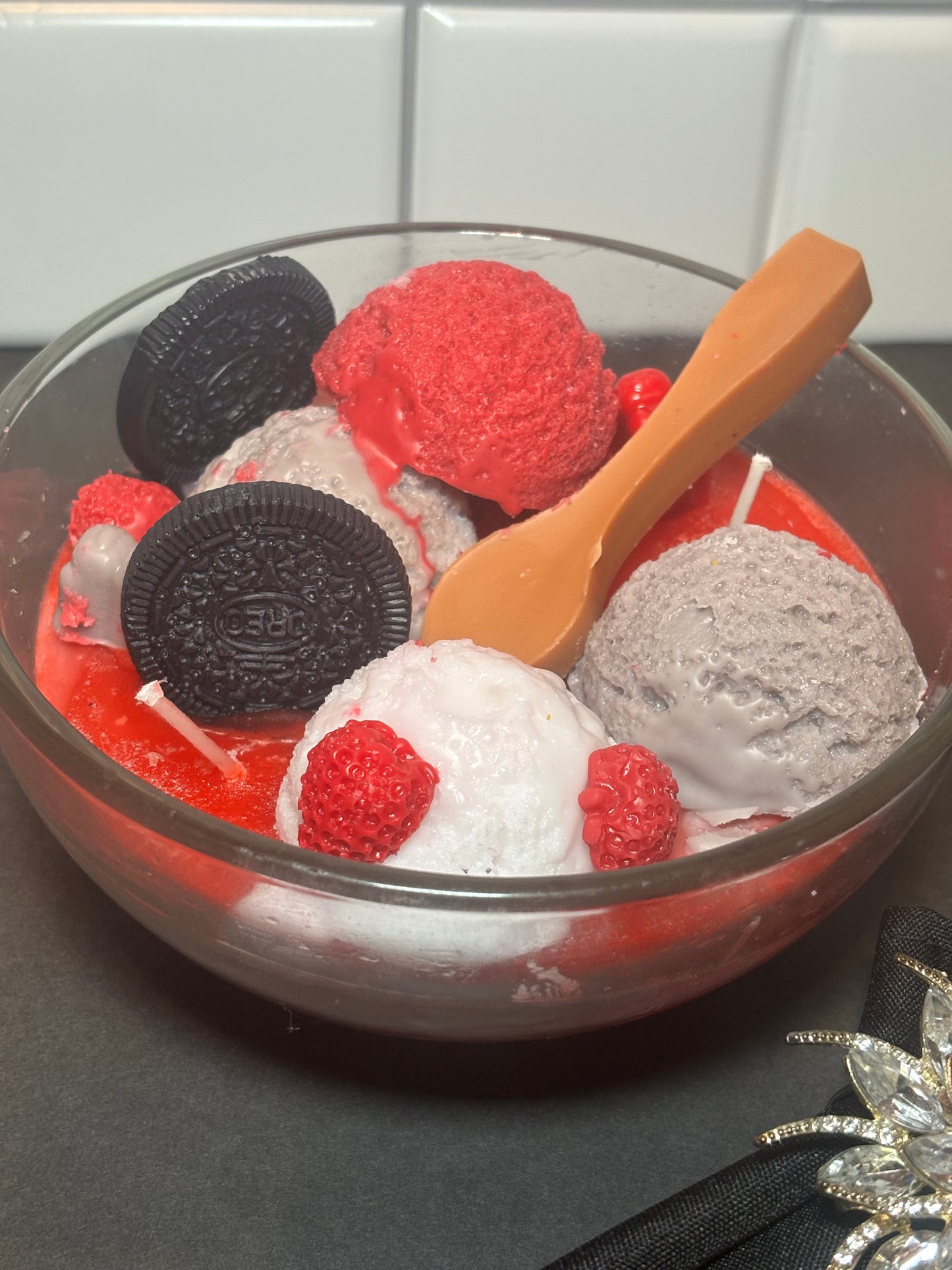 Ice cream bowl Candle